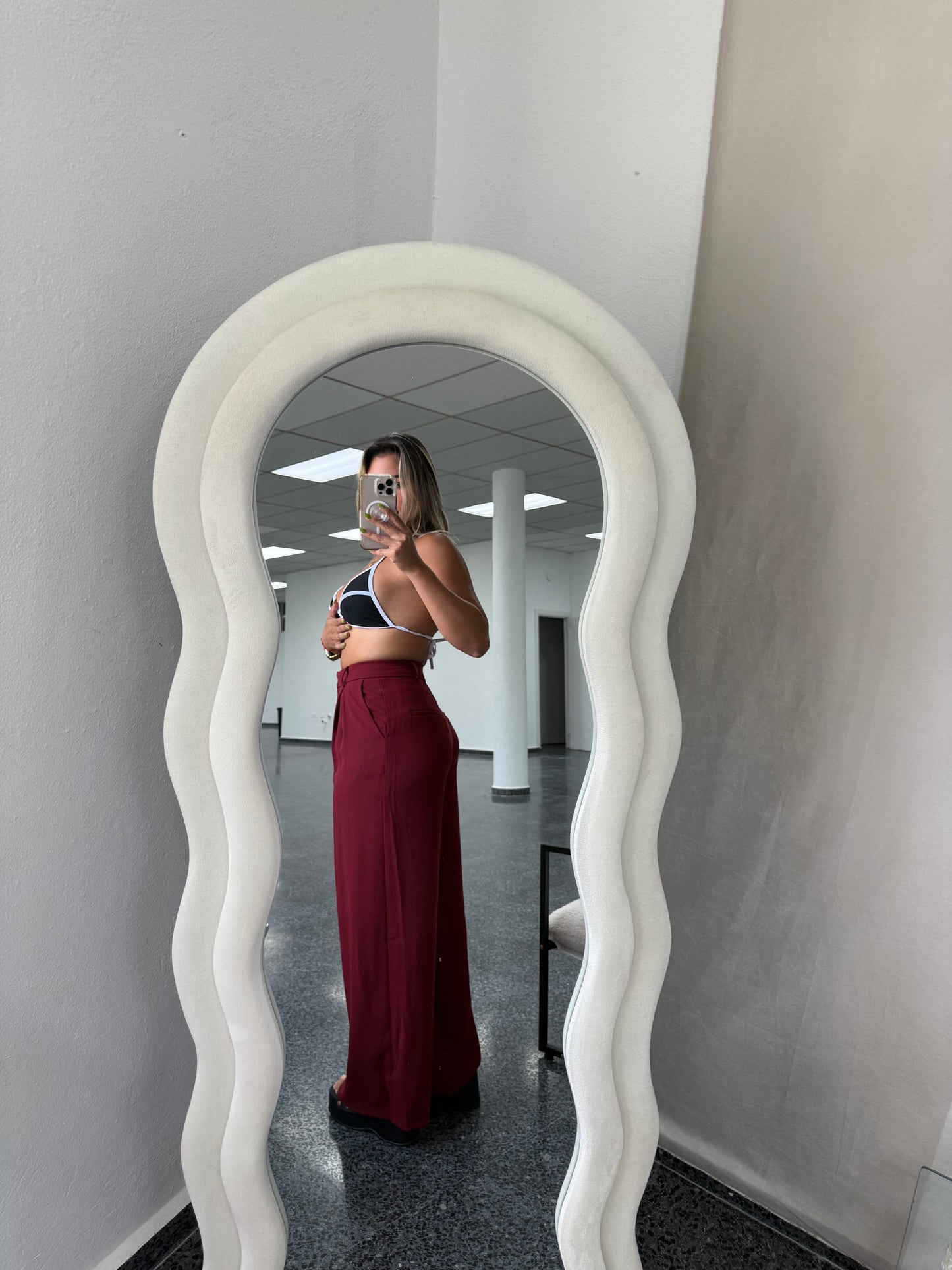 Burgandy Pant
