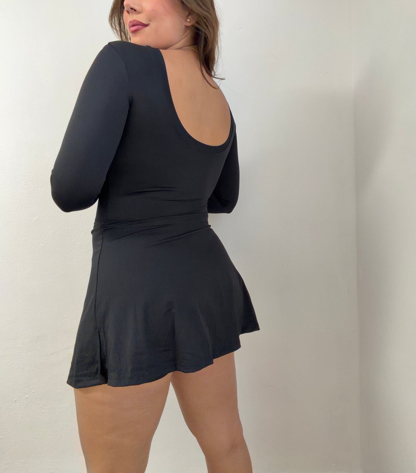 Long Sleeve Romper Dress