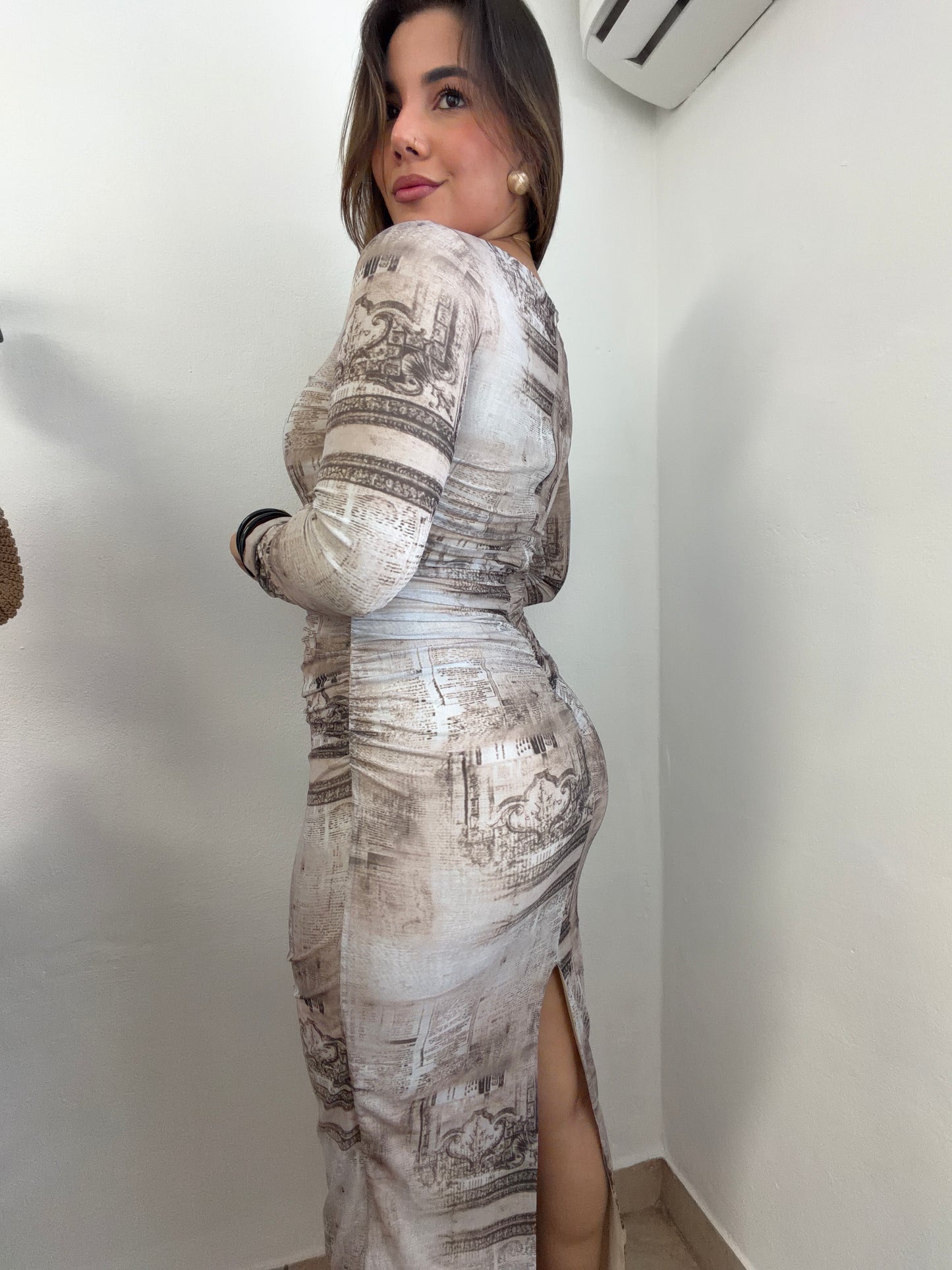 Long Sleeve Maxi Dress