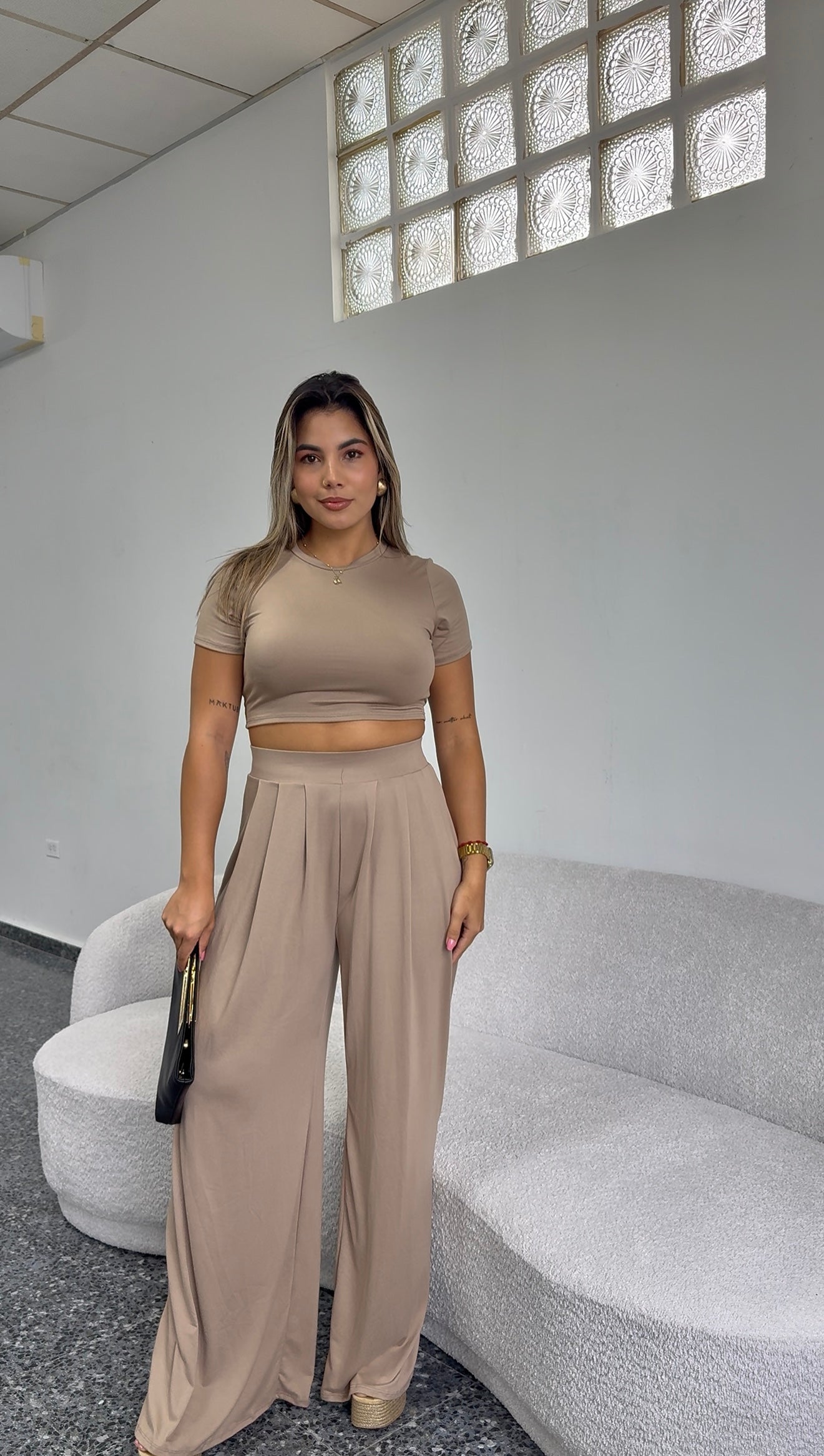 Mocha Pant Set