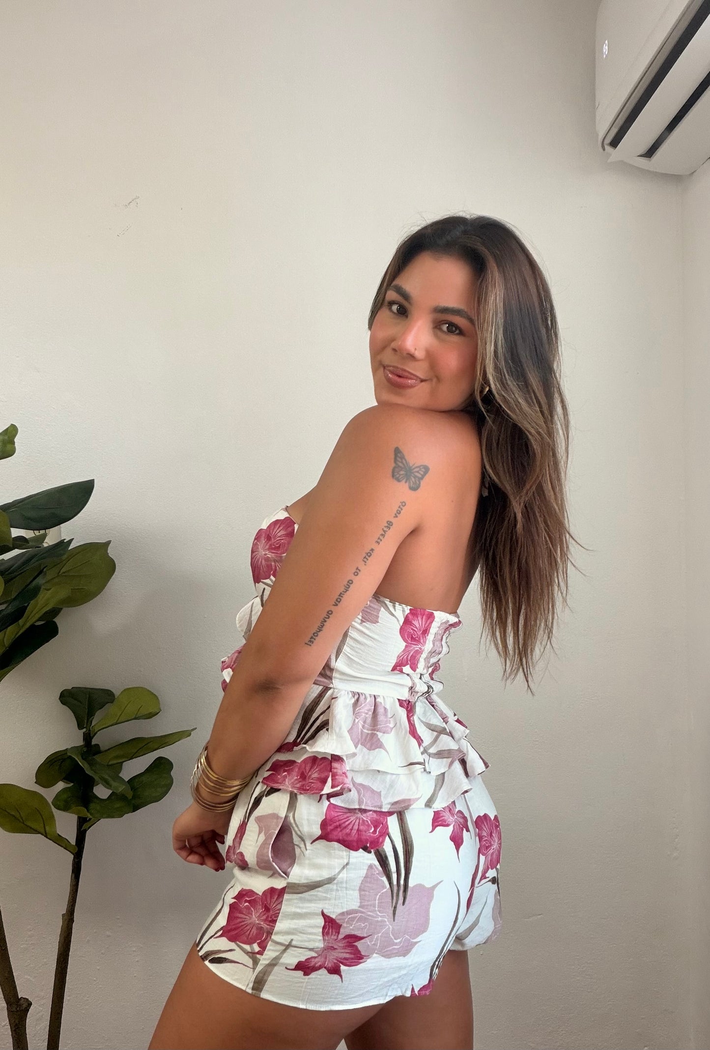 Flowers Short Set