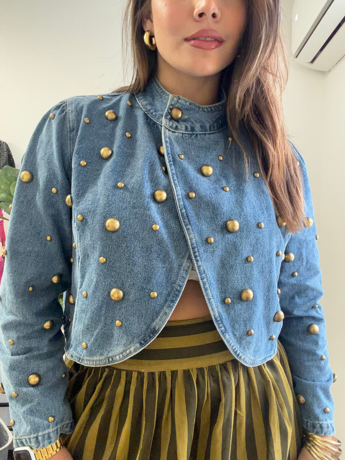 Detail Denim V Jacket