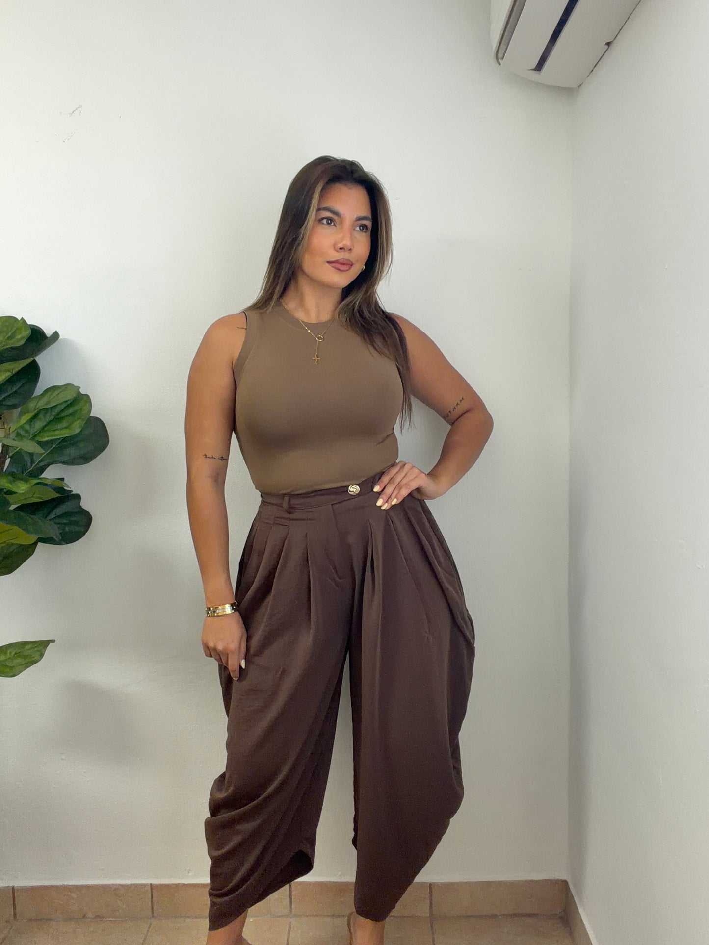 Mocha Latte Bubble Pant