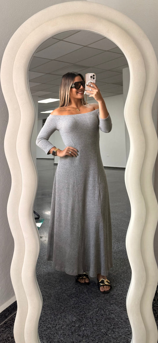 Grey Maxi Sweater Dress RESTOCK!