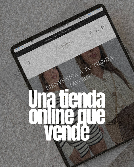 Consultoría - UNA TIENDA ONLINE QUE VENDA