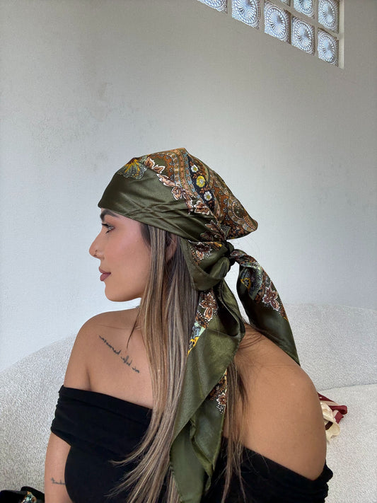 GREEN Detail Bandana