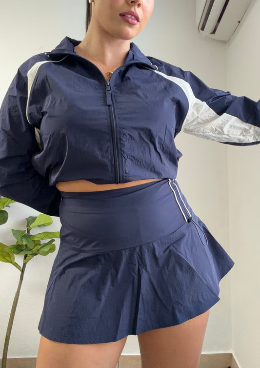 Windbreaker Skort Navy