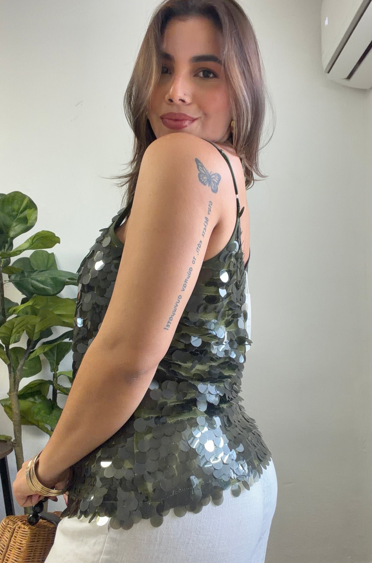 Holiday Green Top