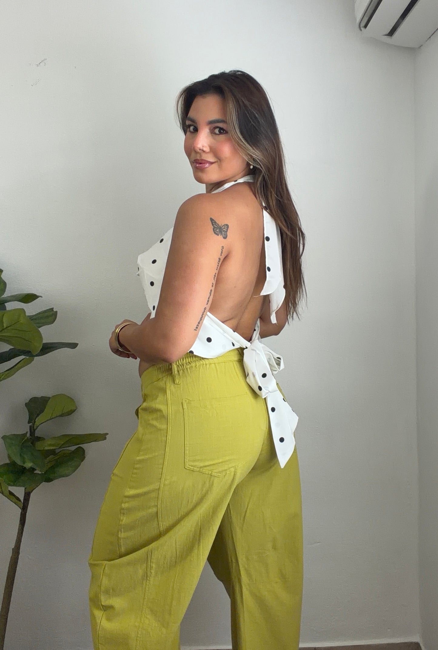 Matcha Linen Pant