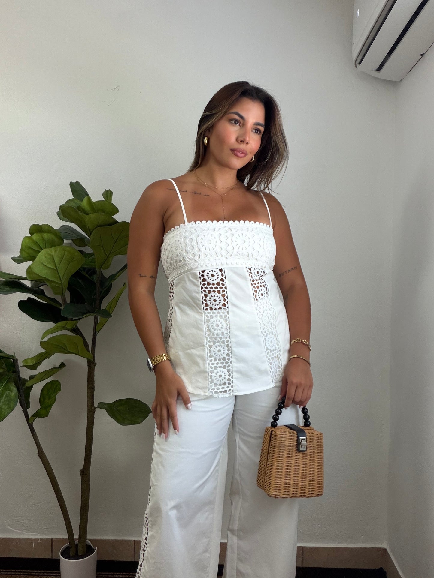 Milena White Pant