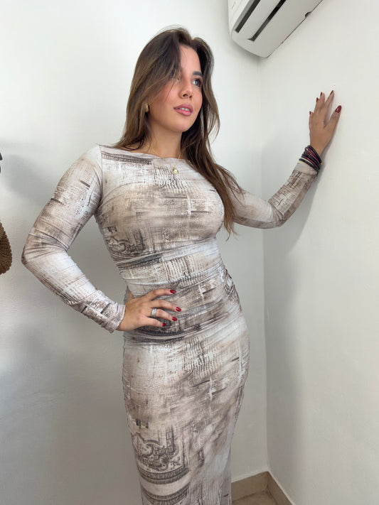 Long Sleeve Maxi Dress