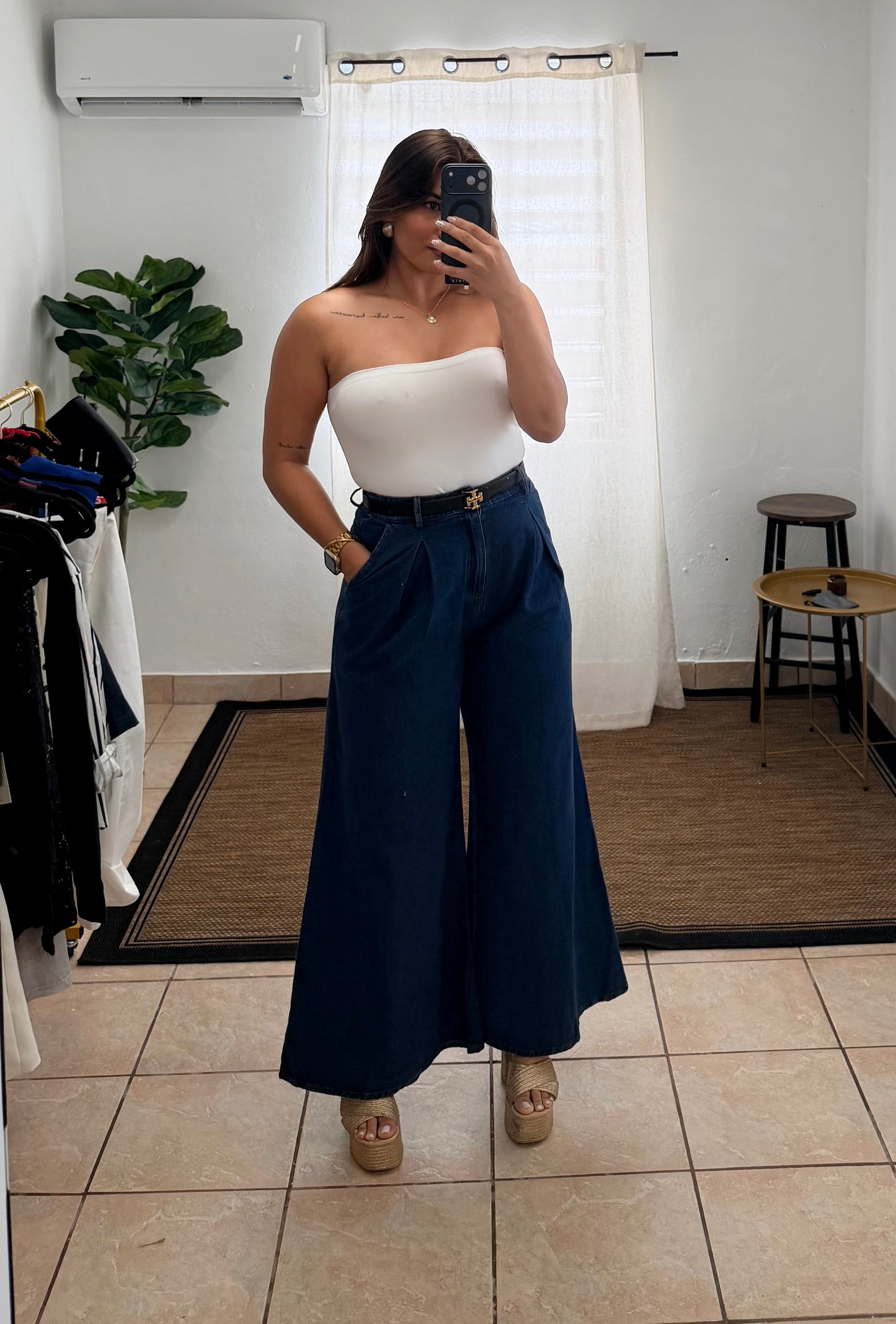 Vivi Indigo Wide Leg Jean