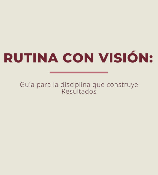 GUÍA: RUTINA CON VISIÓN