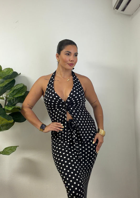 Polka Dots Skirt Set