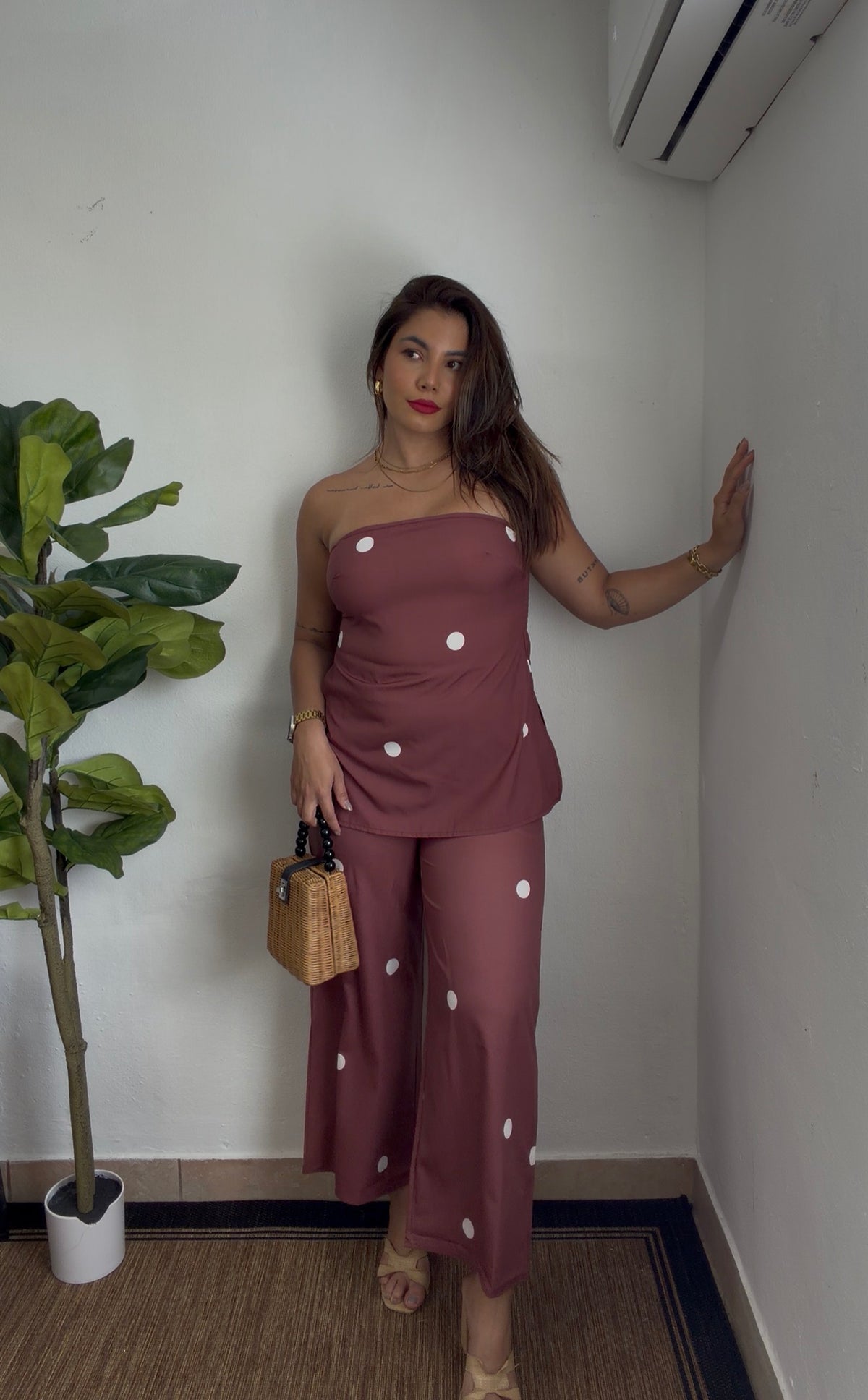 Polka Dots Pant Set