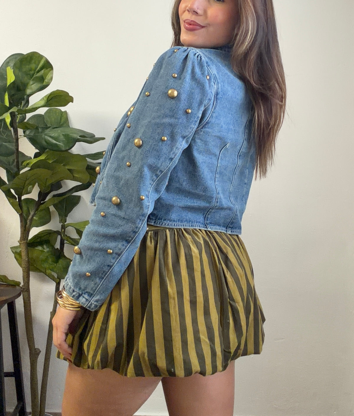 Detail Denim V Jacket