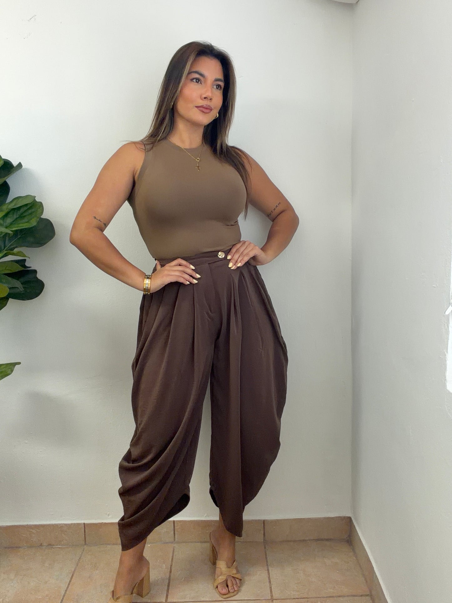 Mocha Latte Bubble Pant