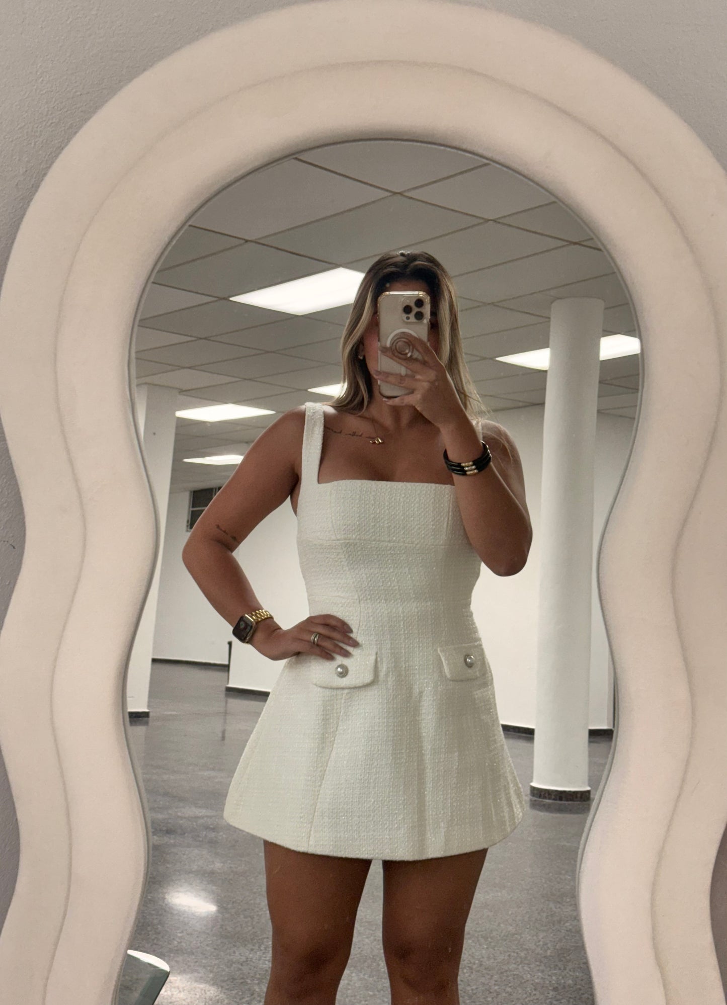 White Real Dress