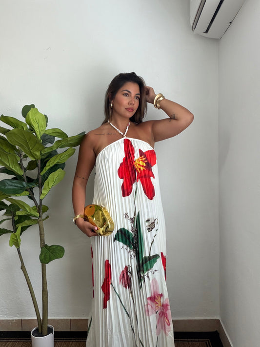 Amalfi Maxi Dress Open Back