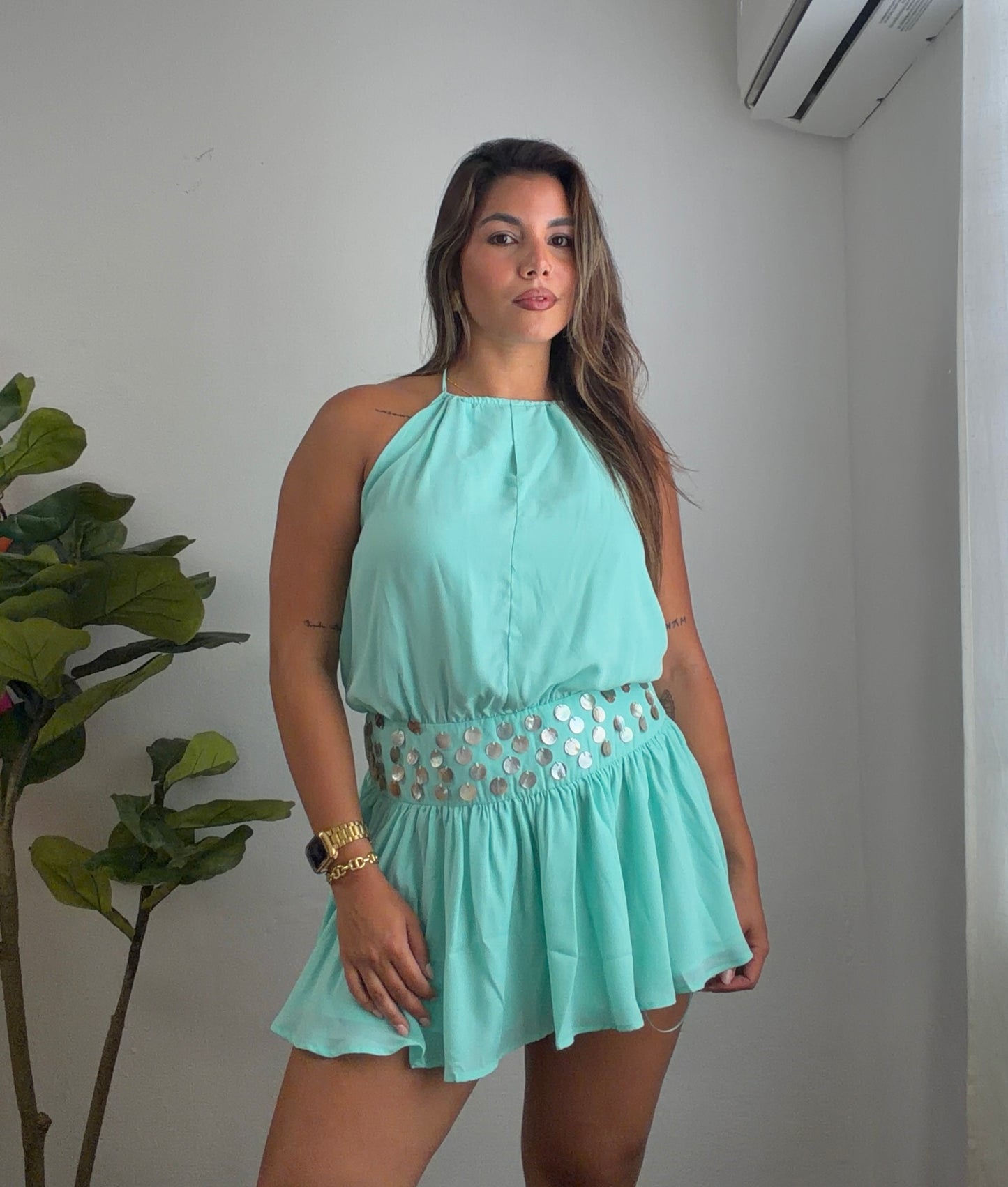 Turquesa Shell Dress