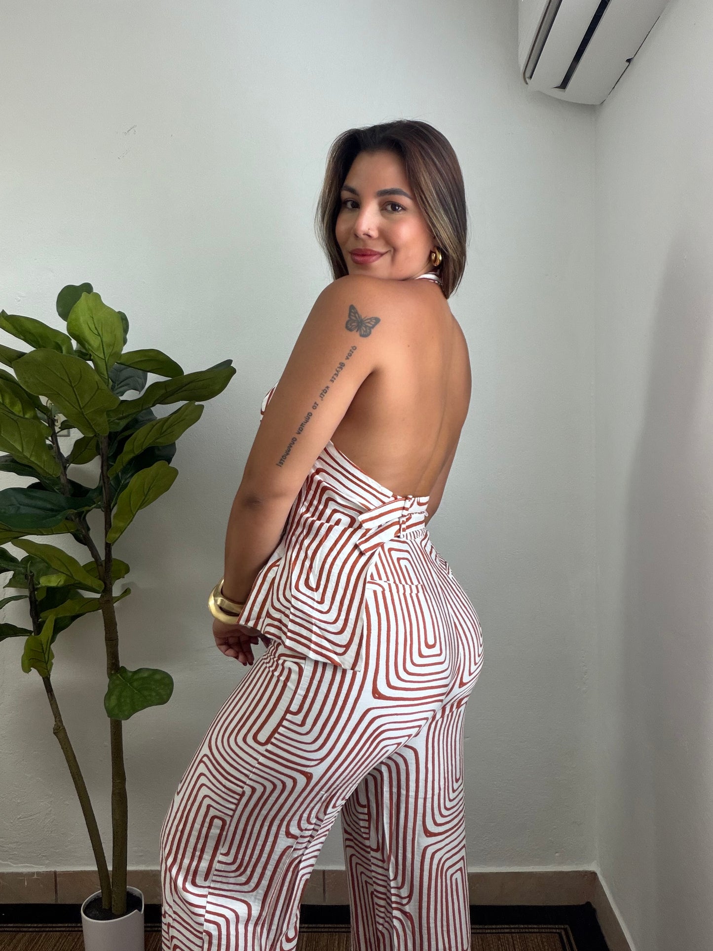 Terracota Pant Vest Set