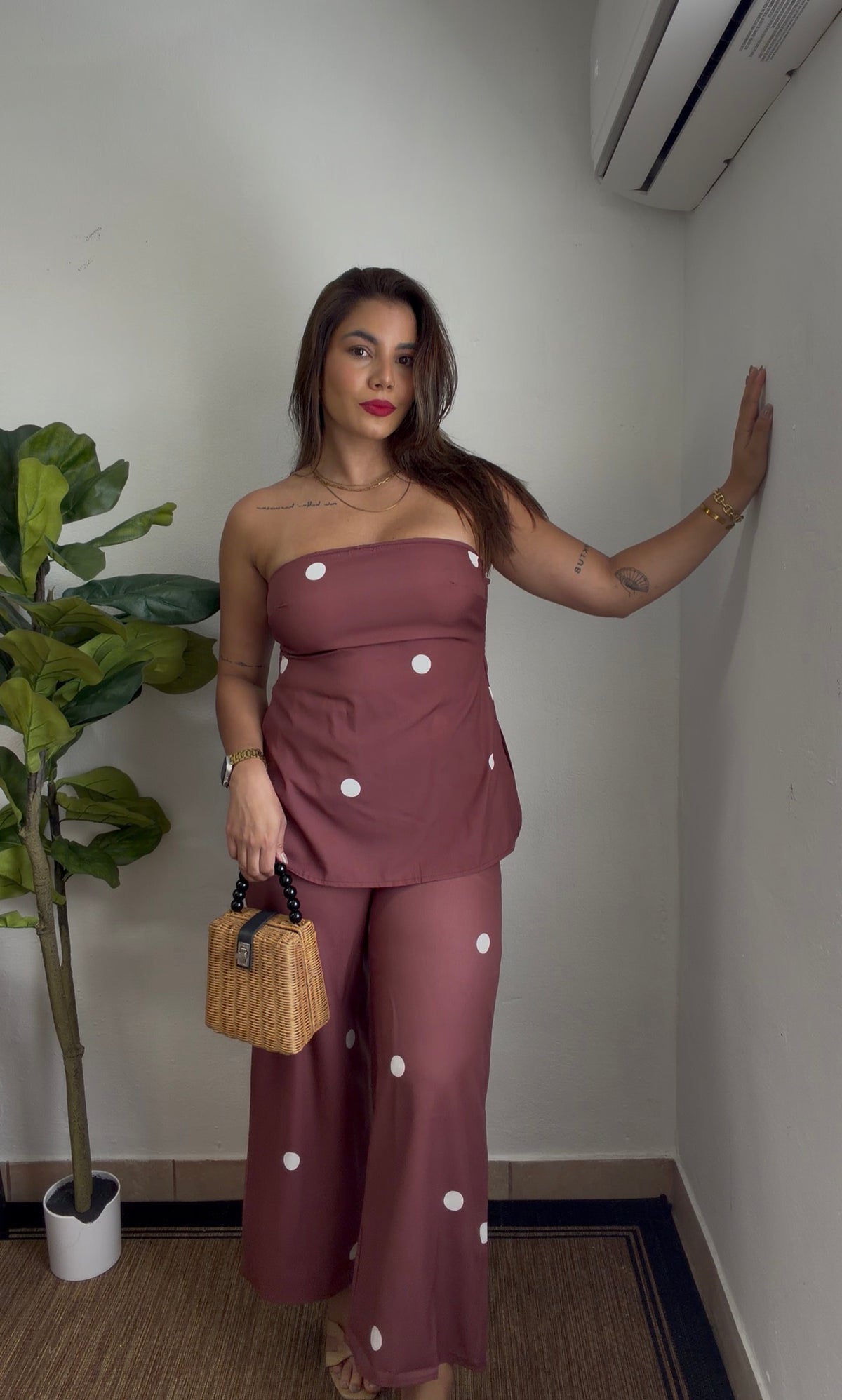 Polka Dots Pant Set