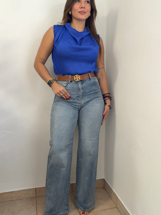 Medium Stone Vibrant Jean