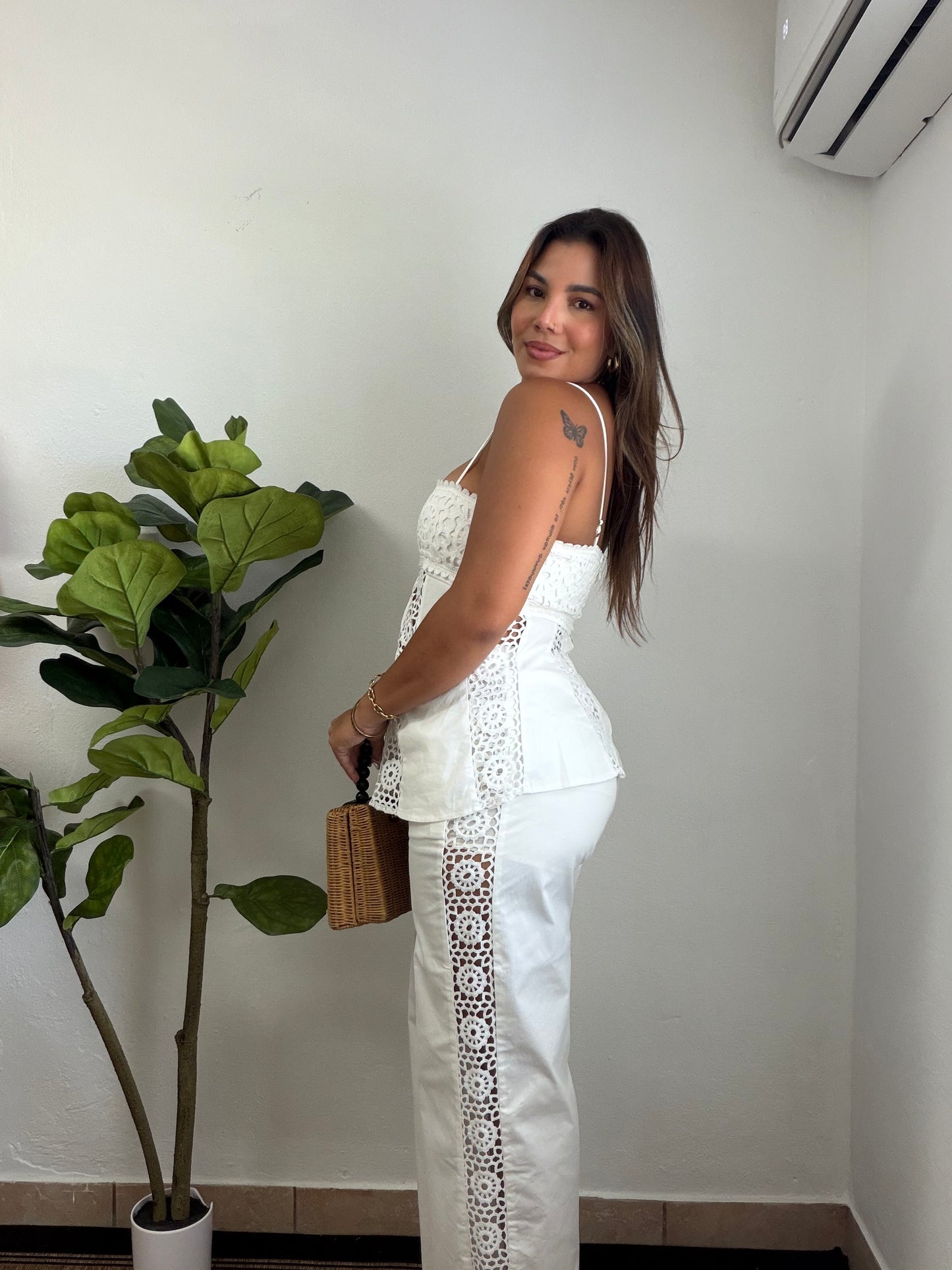 Milena White Pant
