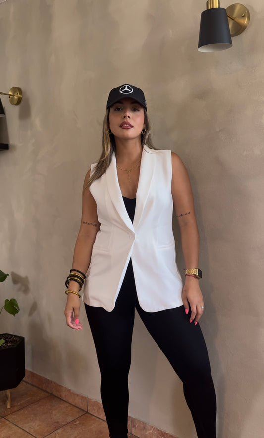 Claudia White Vest