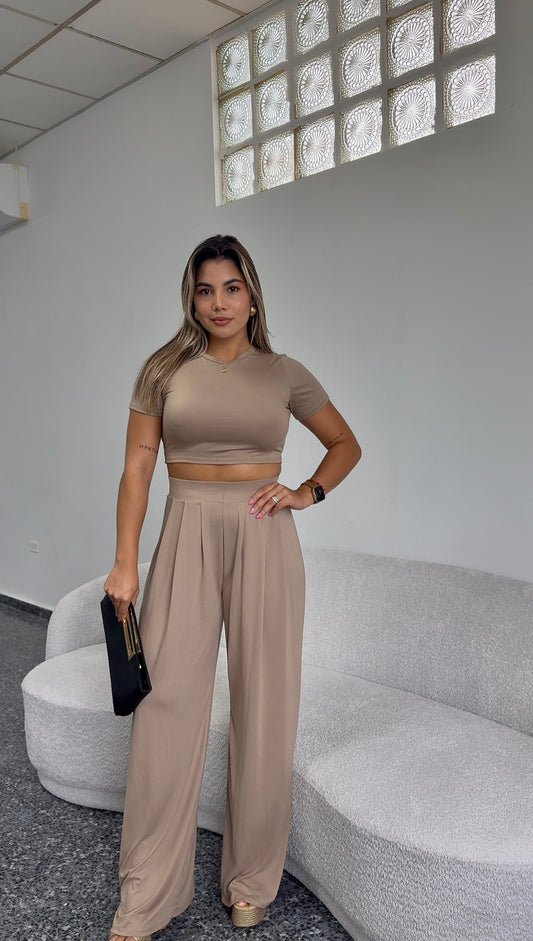 Mocha Pant Set