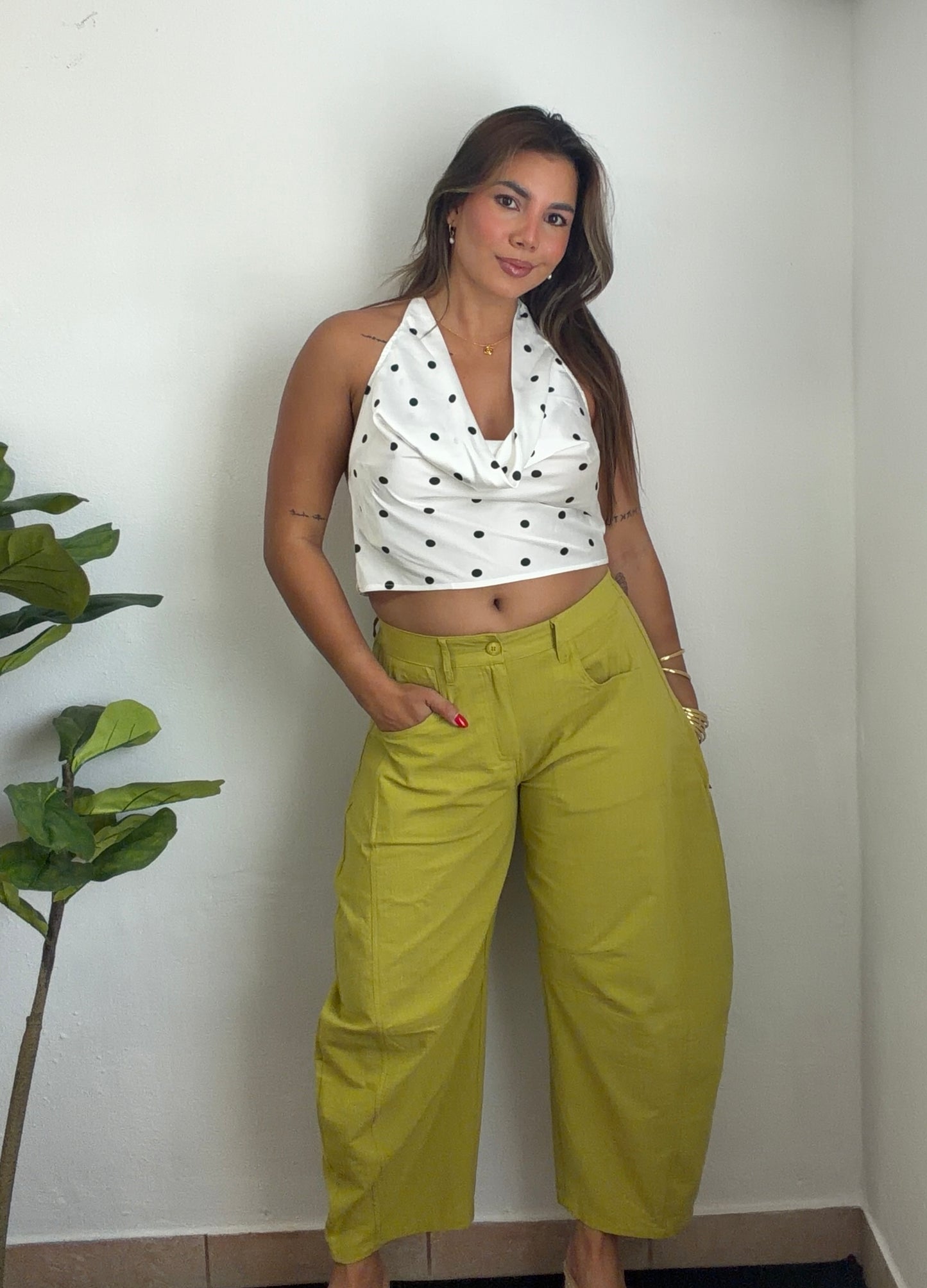 Matcha Linen Pant