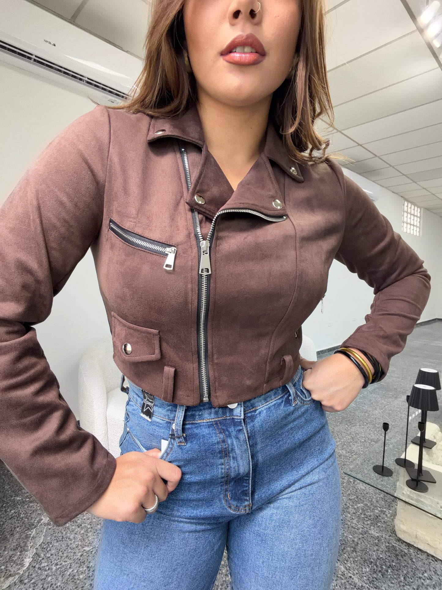 Veronna Brown Trench Jacket