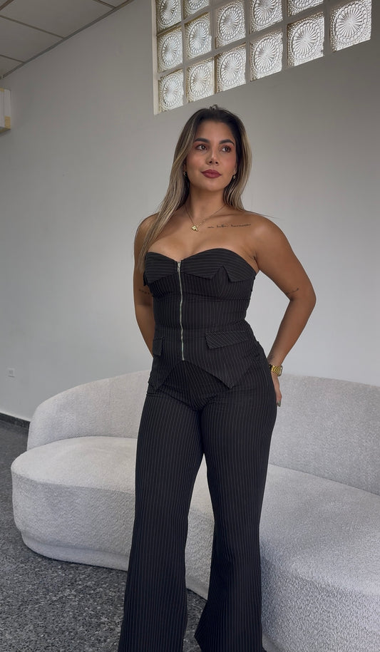 Lines Bustier Set