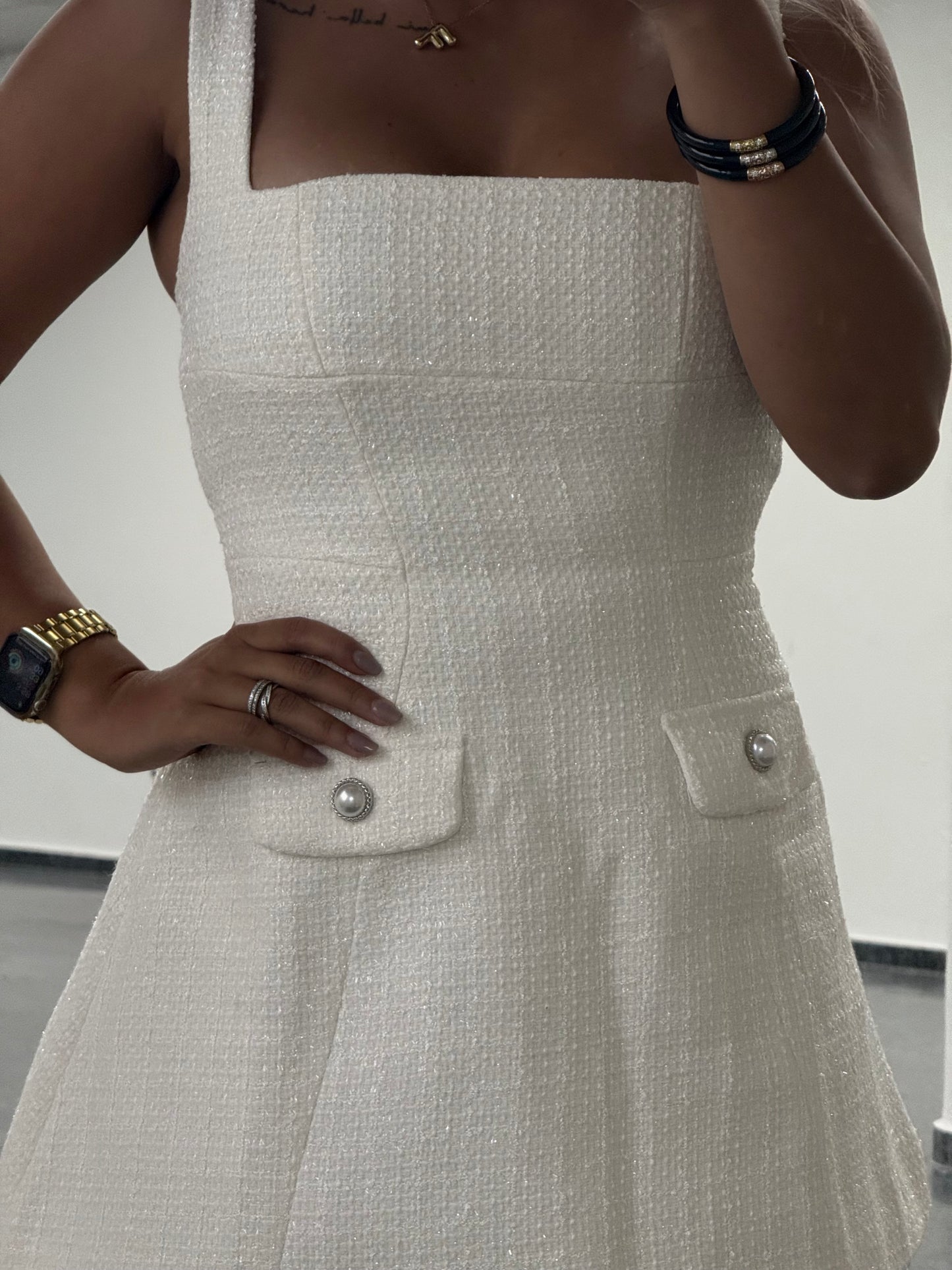 White Real Dress