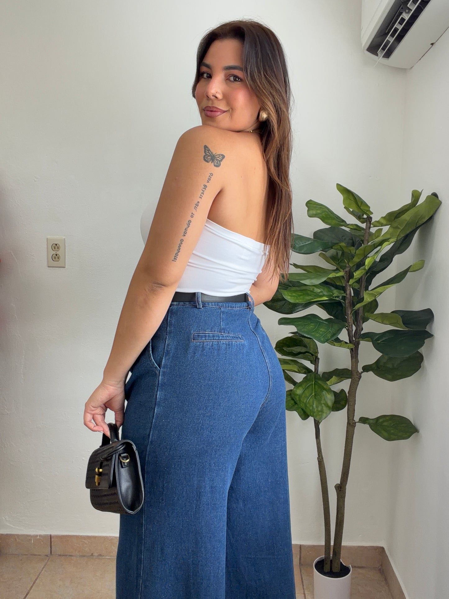 Vivi Indigo Wide Leg Jean