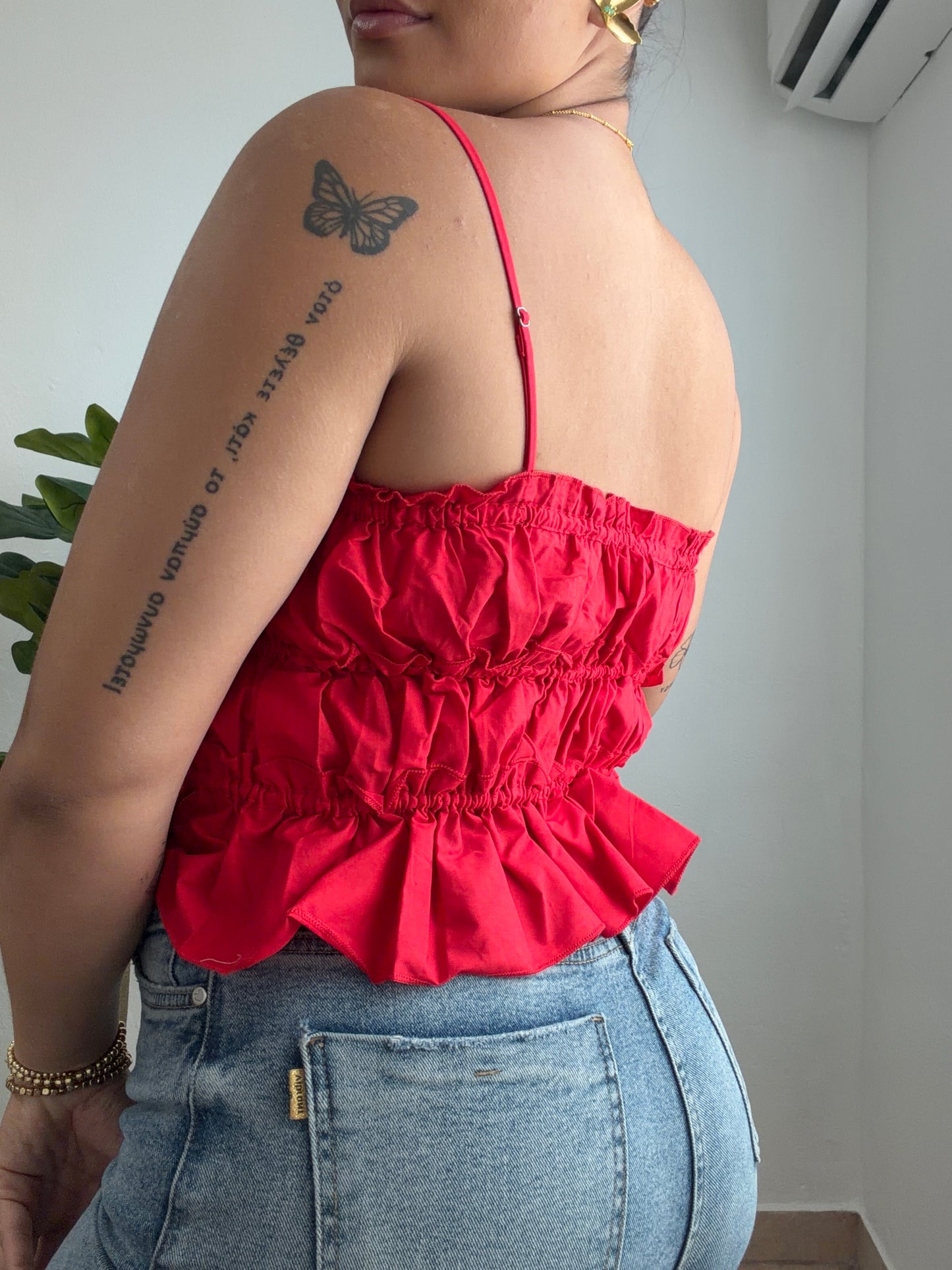 Frenchy Red Top